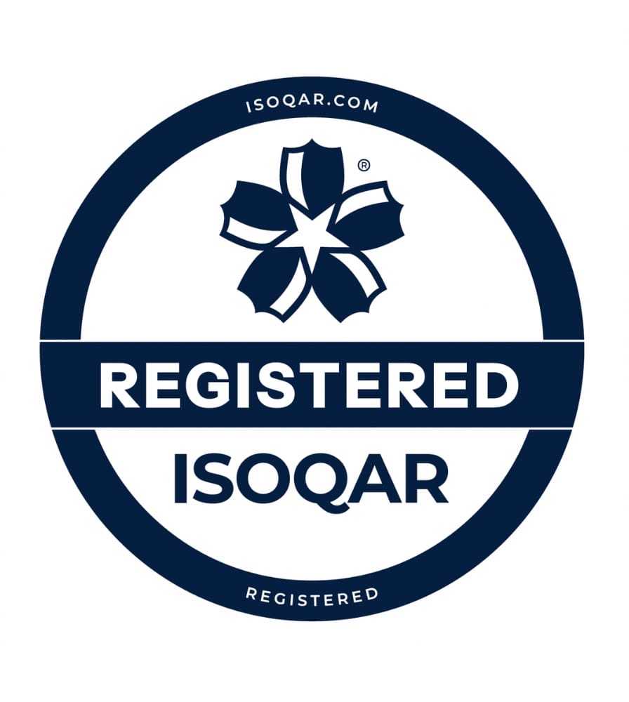 ISOQAR registered management systems certification mark